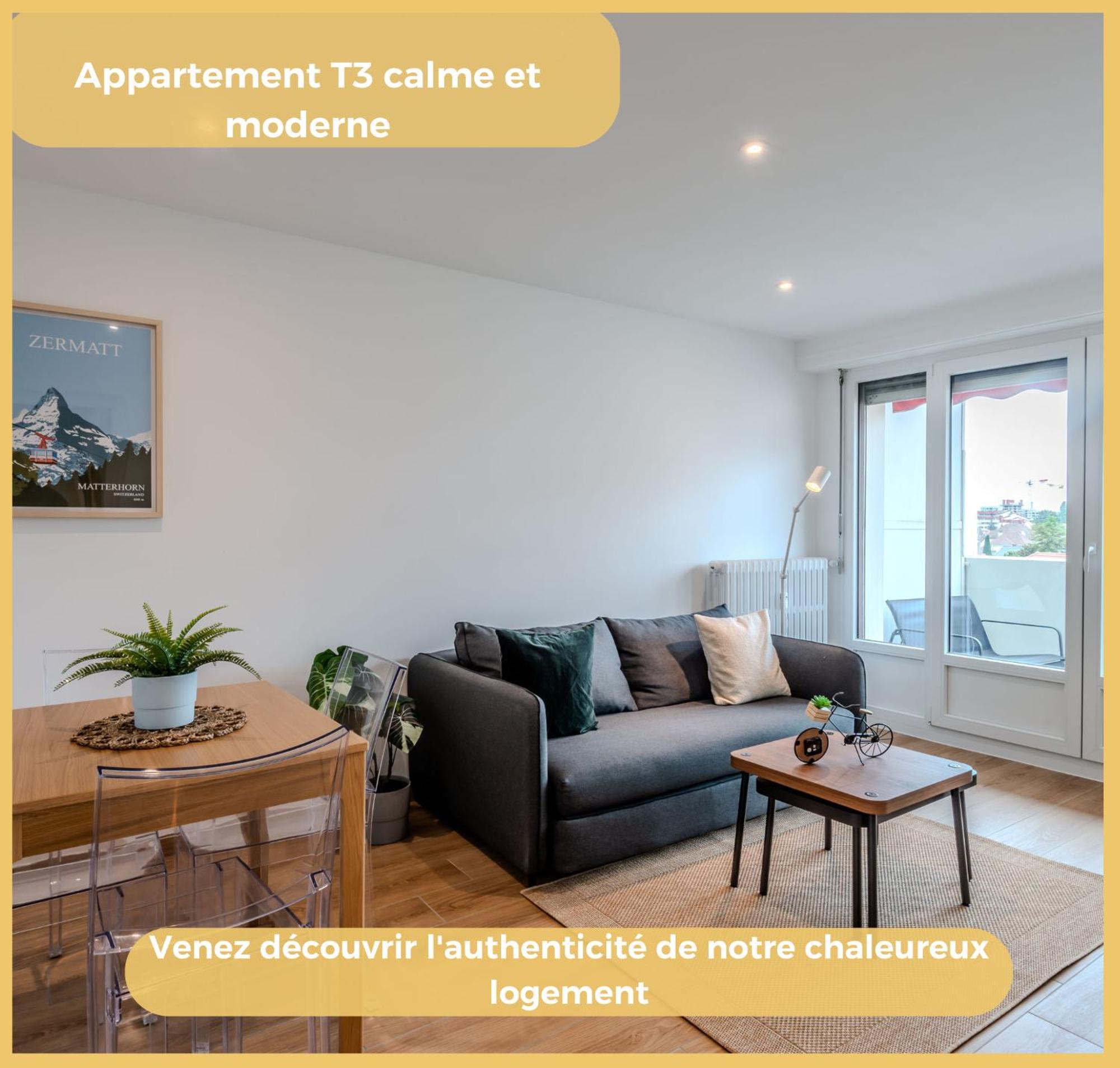 Chez Gwen I T3 I Gaillard Lägenhet Exteriör bild